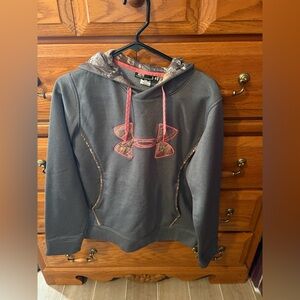Two Under Armour Hooded Sweatshirts